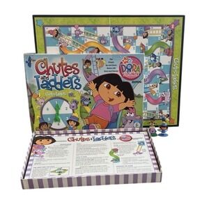 Vintage 2005 Dora The Explorer Chutes & Ladders Board Game COMPLETE